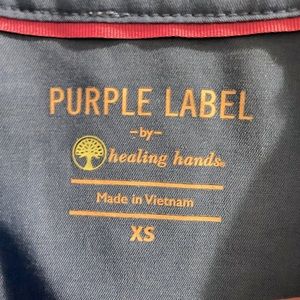 Womens XS Healing Hands “jane” scrub top